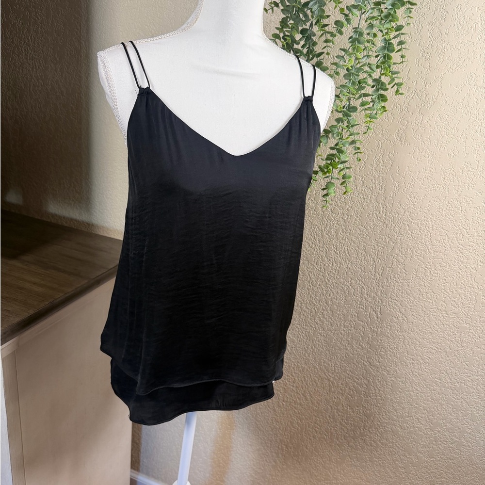 Naked Zebra Black Camisole Top